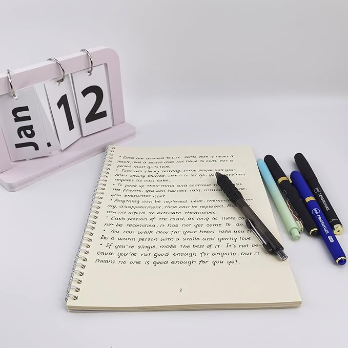 Fengtaiyuan Black Ink, 1.0mm, Retractable Gel Ink Rollerball Pens, Bold Point, Comfortable Grip, Easy Hold, Writting Smooth, 12 Pack (BlackZS10P12)