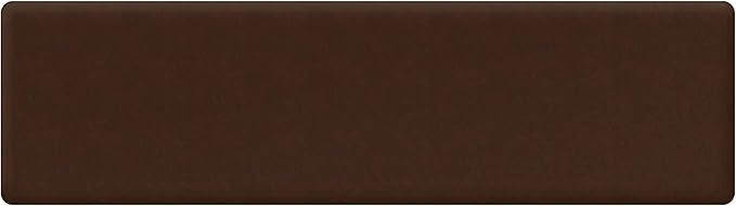 GelPro Anti Fatigue Nonslip Mat: Hard Floor Utility Mats for Garage, Patio and Kitchen - 20" x 72" x .5" - Leather Grain Truffle