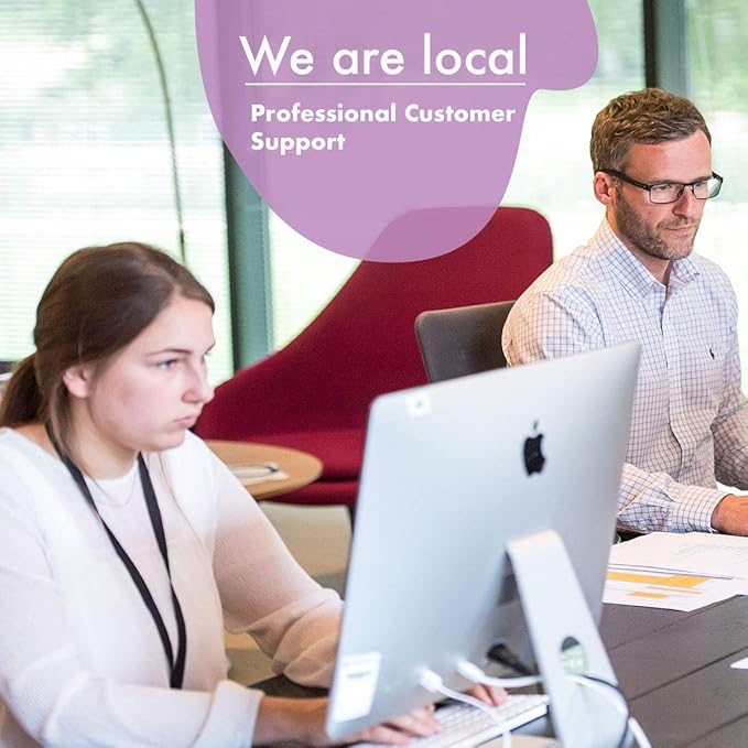 Direct Thermal Paper Label/Industrial Grade 2"X 1" White, with Perforation, 3" Core, 8" OD,5500 Labels/Roll (8 Rolls per Box), Compatible with Zebra, Godex and Datamax Printers