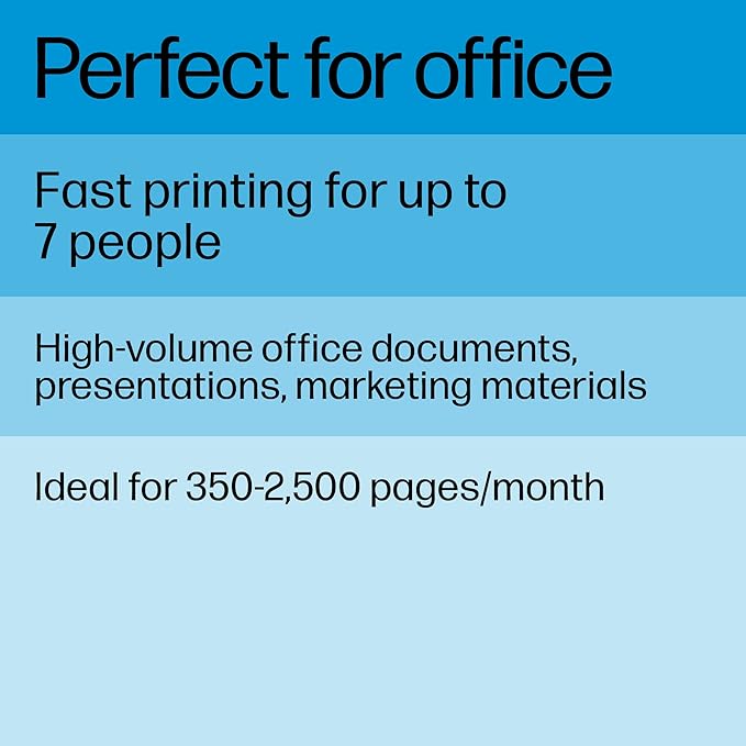 HP LaserJet Pro 3001dw Wireless Black & White Printer, Best-for-Office (3G65OF)