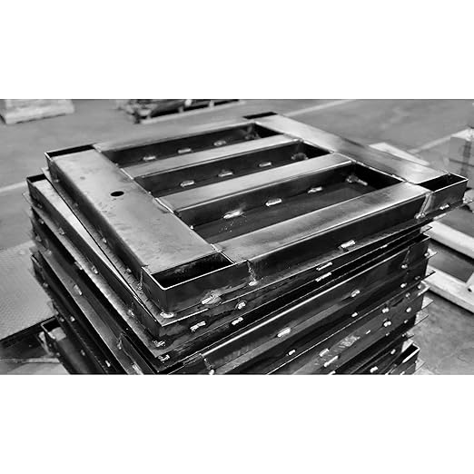 Industrial Floor Scale with Indicator, Accurate Digital 48" x 48" (4’x4’) Pallet Scales for Warehouse or Shipping Weighing NTEP Certified (Legal for Trade) (10,000 lbs x 2 lb)