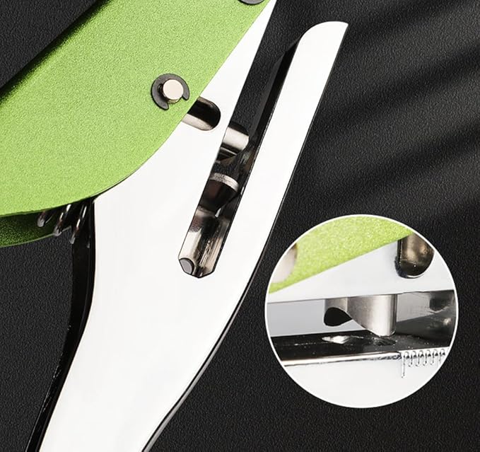 Hole Punch, Heavy Duty Hole Puncher Single Hole Punch Handheld Paper Punch Hole Puncher Single Small Hole Punch One Hole Punch for Paper Crafts Cards Tags Scrapbook- 5/16 inch-8mm