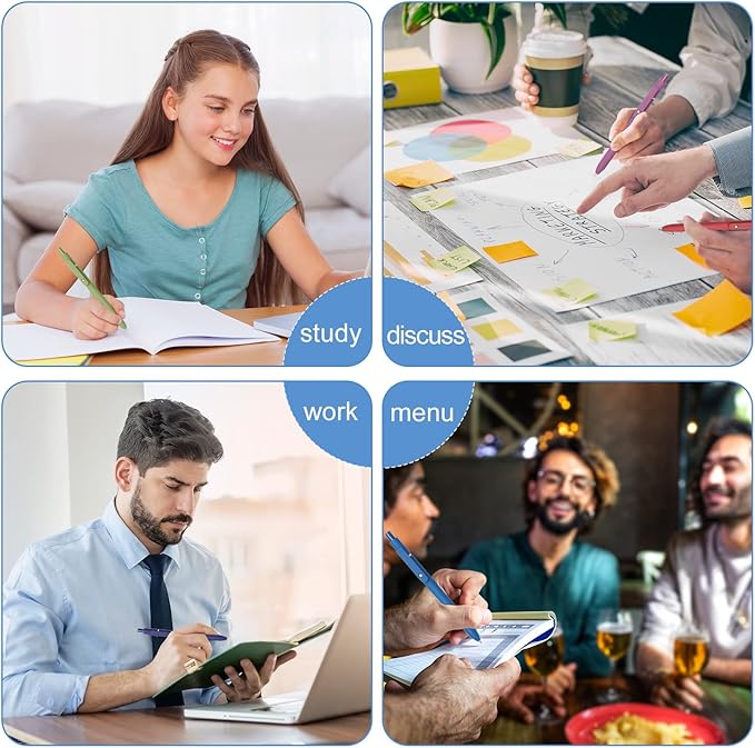 FIOVER Gel Pens, 5pcs 0.5mm Quick Dry Black Ink Fine Point Smooth Writing Pens High-End Series Ballpoint for Office School Supplies(Retro color)