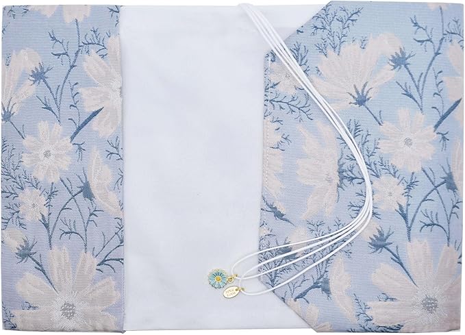 BLBMH A5 Book Covers for Paperbacks Book Cover Fit for 5.5x8.3 inch Adjustable Book Sleeve Cover for A5 Diary Books Fabric Softcover Protector for Notebook - Daisy