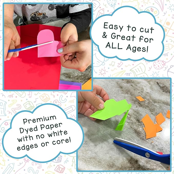 Hygloss Yellow Bright Colored Cardstock - 8.5x11-Inch, 90 Sheets, 65 lb/ 176 gsm, Fade-Resistant, Acid-Free Color Card Stock Paper