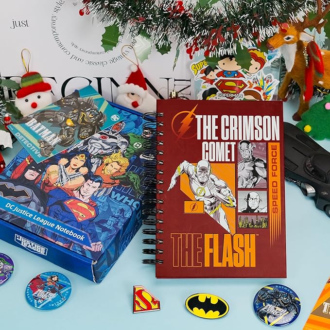 Cool Hero Academic Planner, Weekly Monthly Daily Agenda, Custom Date Organizer for Junior，Senior Students, Spiral Bound Notebook with Colorful Tabs,Datebooks for Time Management (Red and Yellow)