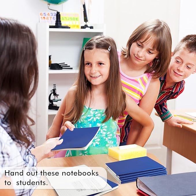 feela 16 Pack Soft Cover Journal Bulk, Lined Notebooks College Ruled for Work for Women Girl Writing, Blank Travel Journal Note Taking Notebook School Business Supplies, 8.2” x 5.5”, A5, Navy