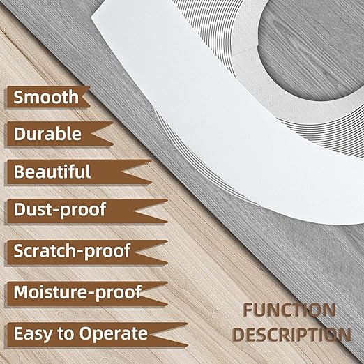 GSCIT Club White Edge Banding, 1 Inch x 25ft Melamine With Hot Melt Adhesive Preglued Cabinet Flexible White Veneer Edging