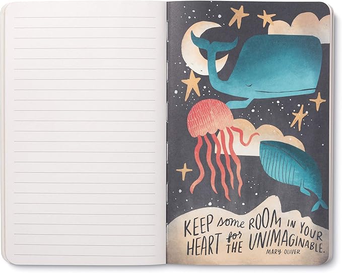 Compendium Softcover Journal - The universe is full of magical things. – A Write Now Journal with 128 Lined Pages, 5″W x 8″H