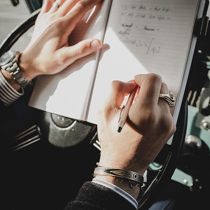 Cross Classic Century Refillable Ballpoint Pen Presented in a Luxury Gift Box - Medium Point, Black Ink, Brushed Chrome