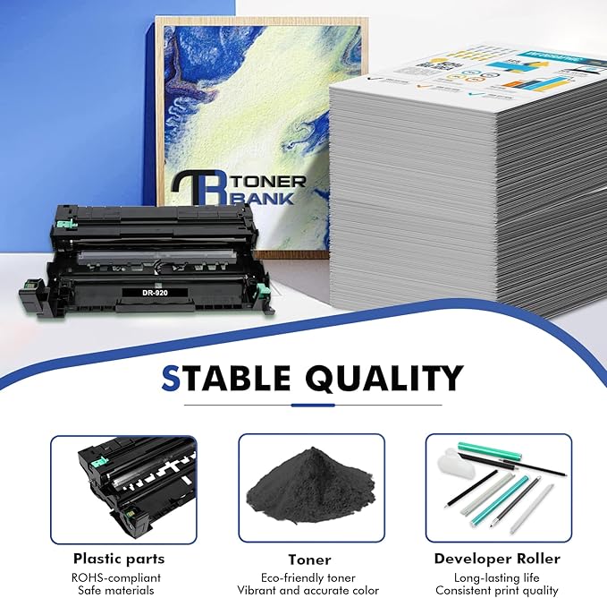 DR-920 DR920 Drum Unit Black 1-Pack Compatible Replacement for Brother DR920 DR 920 DR-920 for HL-L5210DN L5210DW L5215DW L6210DW L6217DW L6310DW L6415DW MFC-L5710DN L5710DW L5715DW L5915DW Printer