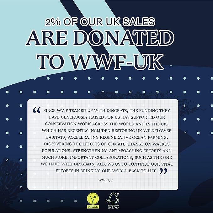 Dingbats* Wildlife Plain Writing Journal Notebook A5 - Vegan Leather Hardcover - Ideal for Work, Travel - Pocket, Elastic Closure, & Bookmark