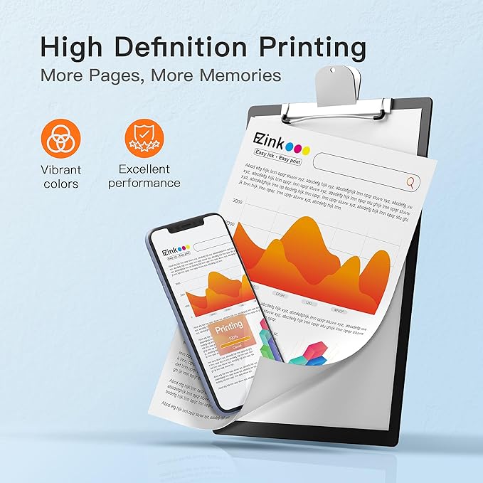 E-Z Ink Remanufactured Ink Cartridge Replacement for Epson 79 T079 (T079120, T079220, T079320, T079420, T079520, T079620) to use with Artisan 1430 and Stylus Photo 1400 Printer (7 Pack)