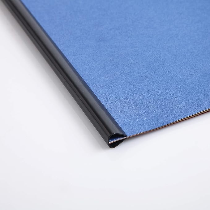 BNC Slide and Grip Binding Bars, 1/4 Inches, Black Color, Letter Size Pack of 100, 30 to 40 Sheet Capacity, Round Corner (1/4 Inches, Black)