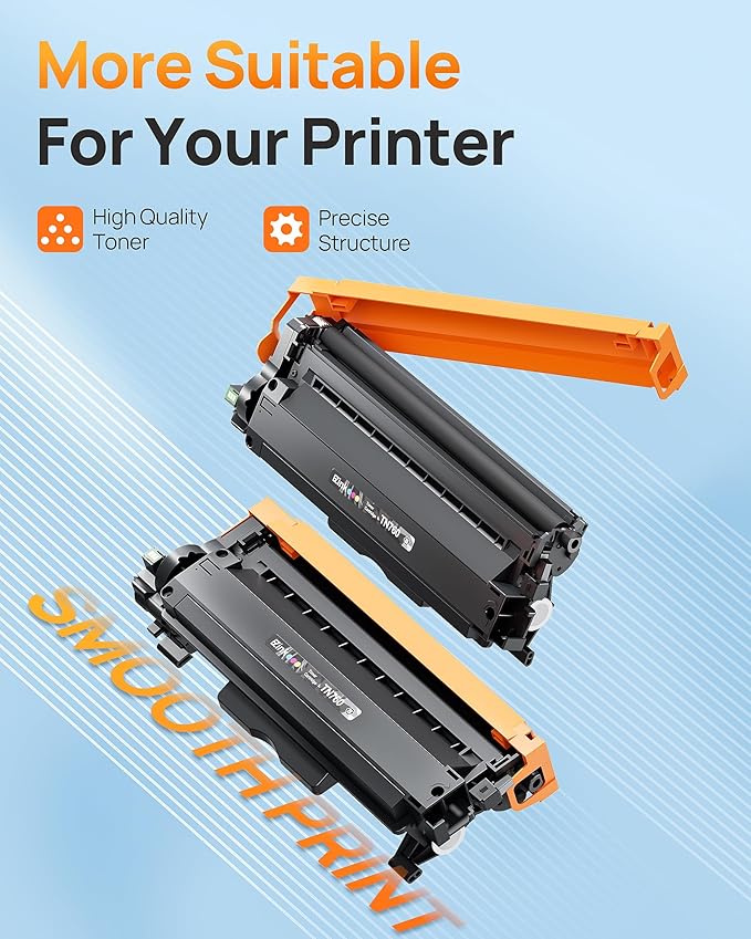 E-Z Ink Compatible TN760 Toner Cartridges Replacement for Brother TN-760 TN730 TN-730 to Use with HL-L2350DW HL-L2395DW HL-L2390DW HL-L2370DW MFC-L2750DW MFC-L2710DW DCP-L2550DW (Black, 4 Pack)