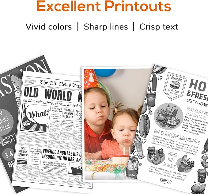 Compatible 58a hp Toner Cartridge Replacement for HP 58A CF258A 58X CF258X (with chip) Toner Cartridge for Laserjet Pro MFP M428fdw M404n M428fdn M404dn M430 Printer(2 Black)