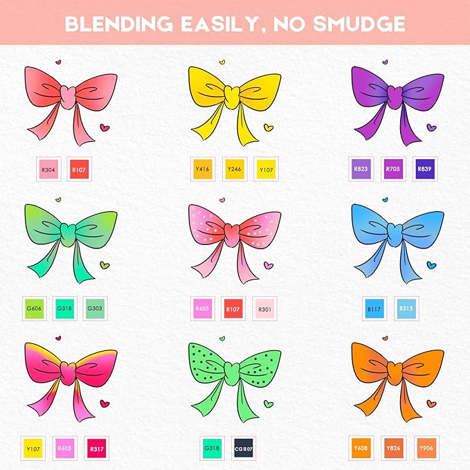 Caliart Alcohol Brush Markers, 51 Colors Dual Tip Artist Brush & Chisel Tip Sketch Art Markers, Aesthetic Cute Preppy Stuff School Supplies, Pens for Lettering Cards Drawing Mothers Day Gift for Mom