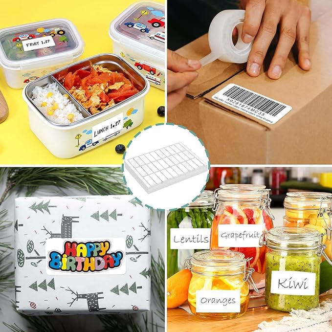 Coopaty 1" X 2-5/8" inch Shipping Labels, 30 Up FBA Barcode Address Mailing Labels White Blank for Laser Inkjet Printer (2000 Sheets, 60000 Labels)