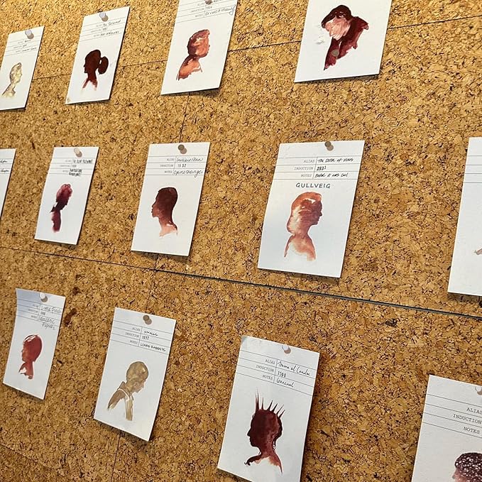 Gullveig Bronze Push Pins - 100 Piece Set in Elegant Metallic Finish - Durable Metal Thumb Tacks, Reusable Paper Box - Perfect for Home, Office, and DIY Projects - Ф11mm x 17mm