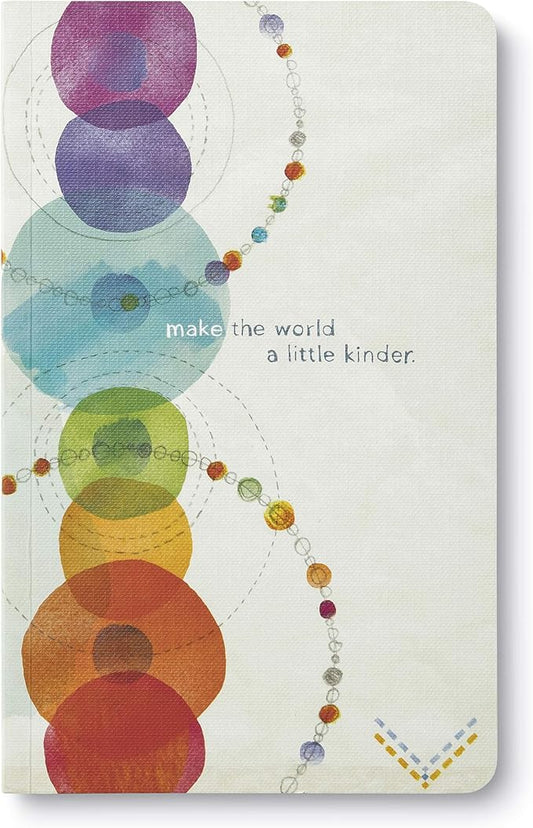 Compendium Softcover Journal - Make the World a Little Kinder. – A Write Now Journal with 128 Lined Pages, 5″W x 8″H