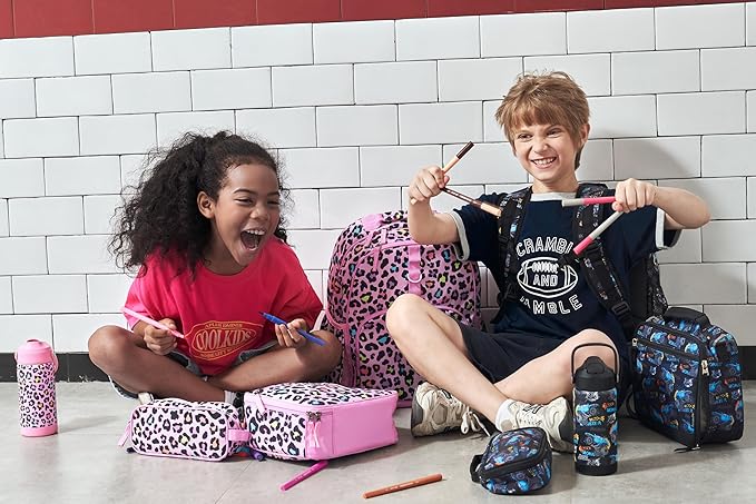 Choco Mocha Shark Pencil Case for Boys, Soft Pencil Case Kids Pencils Pouch for Kindergarten Boys, Orange