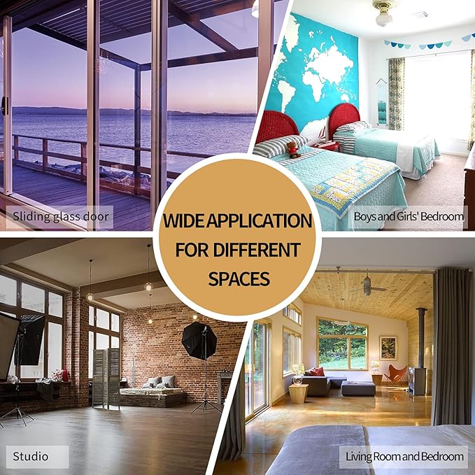 BONZER Room Divider Curtain Screen Partitions Total Privacy Wall Grommet Wide Blackout Curtains for Living Room, 96L x 70W Inch (8L x 5.8W ft), 1 Panel, Chocolate