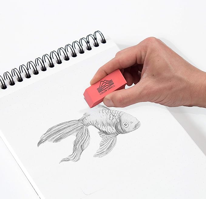 Color Swell Bulk Pink Erasers - 108 Pack of Neon and Pink Erasers - Perfect for Offices, Classroom, Kids, Students, Families, and Donations