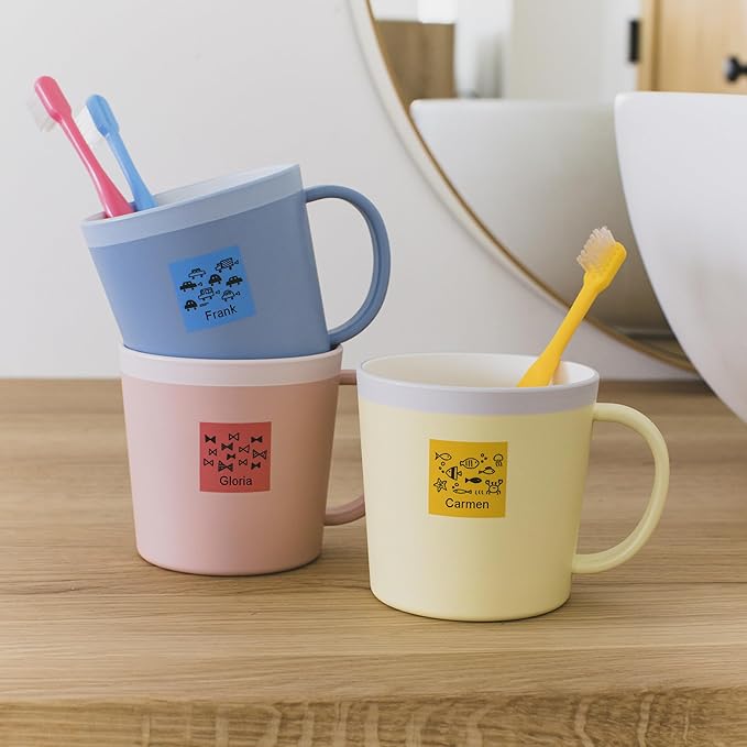 Epson LABELWORKS 224BMLPX Genuine PET (Polyester) Tape Cartridge - Black on Matte Blue Designer Craft Label Maker Tape - 1" (24MM) Wide, 26'