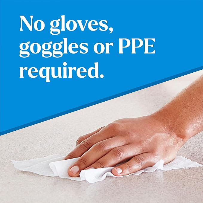 CloroxPro Clorox EcoClean Disinfecting Wipes, Multipurpose 100% Plant Based Cleaning Cloths, Antibacterial Disinfectant, Safe for Multi Surface Use, 75 Count (Pack of 6)