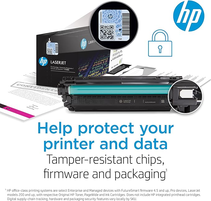 HP 206X Cyan High-yield Toner Cartridge | Works with HP Color LaserJet Pro M255, HP Color LaserJet Pro MFP M282, M283 Series | W2111X
