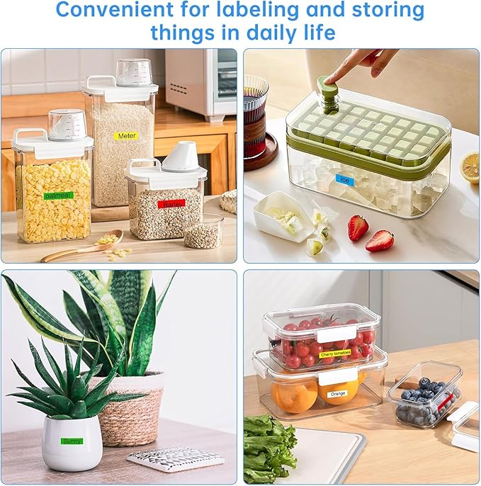 Compatible for Brother Tze-221 Tze-121 Tze-421 Tze-521 Tze-621 Tze-721 Tz Tape 9mm 0.35" Laminated Tape Label Maker Tape for P Touch PTD200 PTD210 PTH110 PTD220 PTD600 PTD400AD, 6-Pack