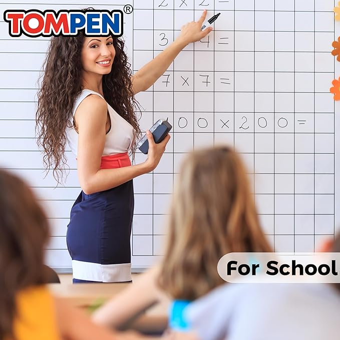 Dry Erase Markers Black,160 Bulk Pack Chisel Tip,Low Odor Quick-Drying Whiteboard Markers for Office Home School Writing Planning