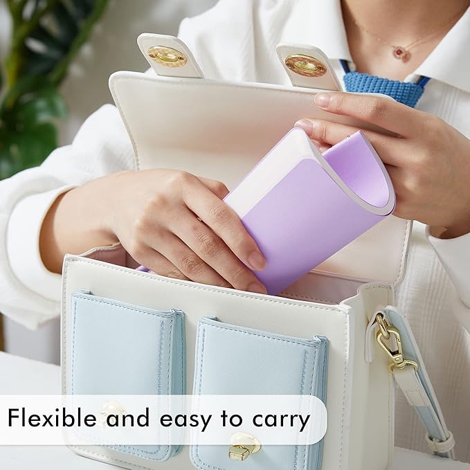 feela 36 Pack Soft Cover Journal Bulk, Lined Blank Travel Journal for Women Men Writing, Notebooks College Ruled for Work, Note Taking Notebook School Business Supplies, 8.2” x 5.5”, A5, Light Purple