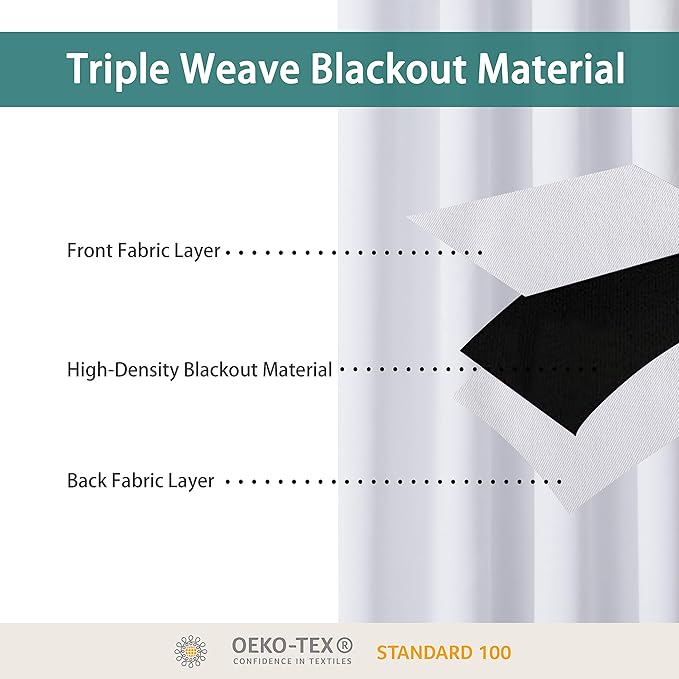 BONZER Extra Wide Room Divider Curtain Screen Partitions Total Privacy Wall Blackout Curtains for Home Theatre, Storage, 108L x 120W Inch (9L x 10W ft), 1 Panel, Greyish White