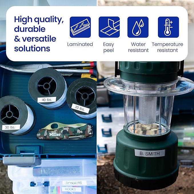 Brother Genuine P-Touch TZe Black Print on White Label Tape (TZeS231), Strong Adhesive Laminated, ~1/2in x 26.2ft (12mm x 8m), for Select P-Touch Label Makers, Water-Resistant, Extra Strength