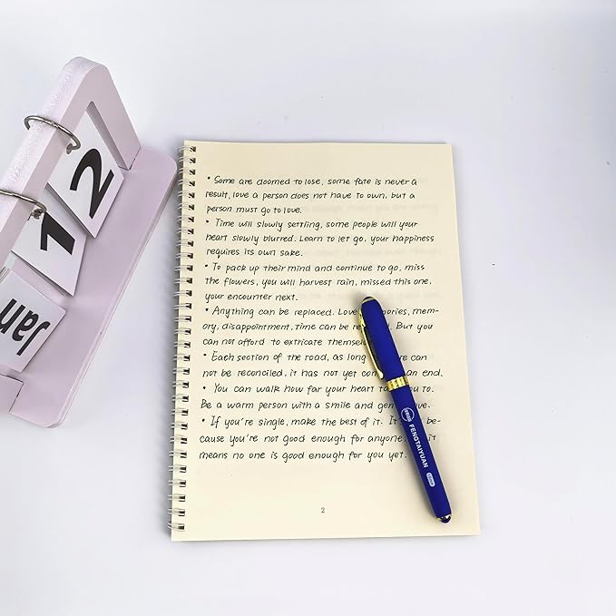 Fengtaiyuan B10P18Prox6, Gel Pens, Blue Ink, Bold Point 1.0mm, Writting Pens, Smooth, 6 Pack (B10P18Prox6)