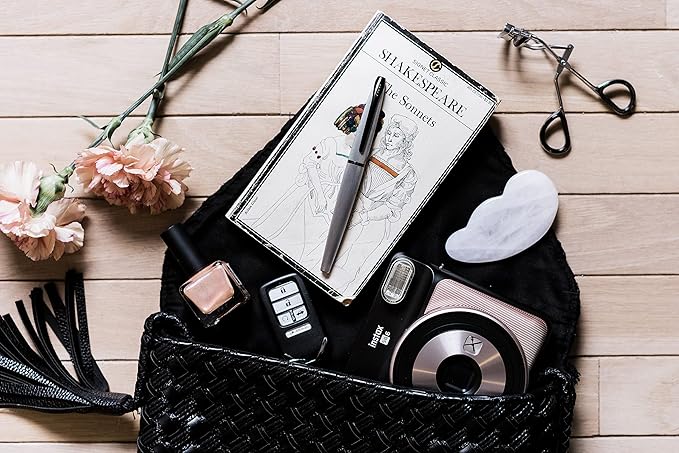 Cross ATX Refillable Fountain Presented in a Luxury Gift Box - Medium Point, Black Ink, Pure Chrome