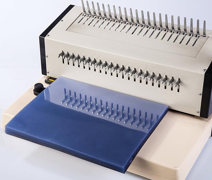 BNC 10 Mil 11 Inches by 17 Inches, Ledger Size PVC Binding Covers - Pack of 100, Clear