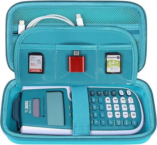 BOVKE Hard Case for TI-30XIIS TI-30XS TI-30Xa TI-36X Pro Scientific Calculator, Green