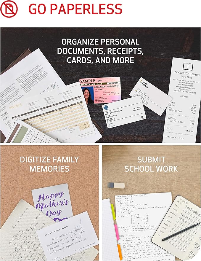 Canon imageFORMULA R10 - Portable Document Scanner, USB Powered, Duplex Scanning, Document Feeder, Easy Setup, Convenient, Perfect for Mobile Users