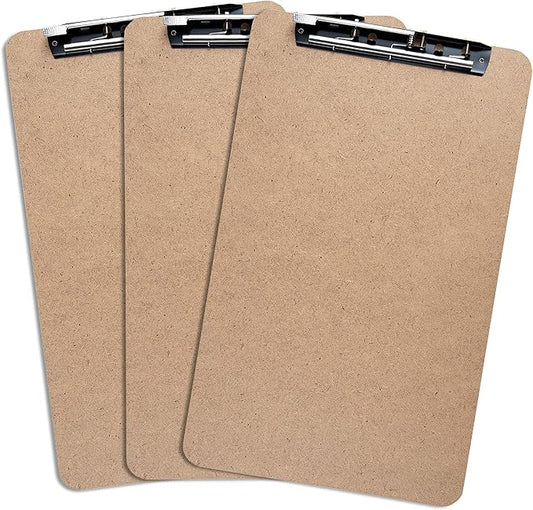 Extra Large Clipboard Set (3pc) - Larger Than 11x17 - Vertical or Landscape - Fits 11 x 17 Tabloid Paper (Board 11.6"x19.5" - 2 Inches Longer Than Legal Size)